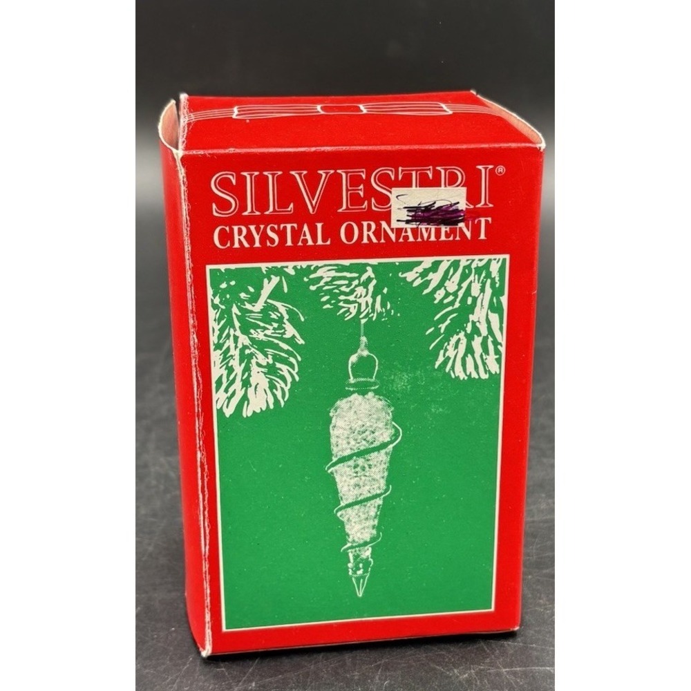 Silvestri Christmas Holiday Ornament Crystal Dangles